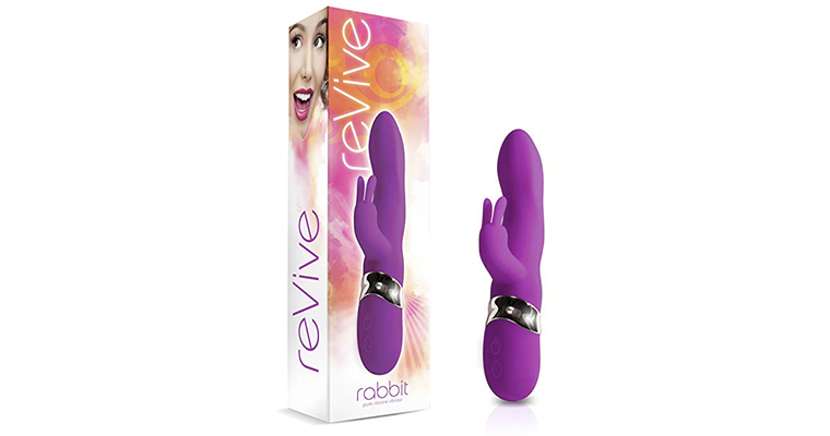 blush novelties revive rabbit vibrator with the box