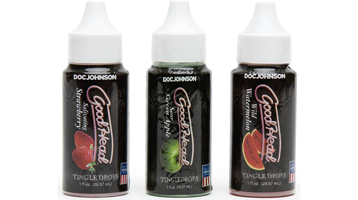 doc johnson good head flavored lube tingle drops
