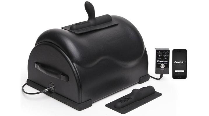 the cowgirl premium remote and app controlled riding sex machine