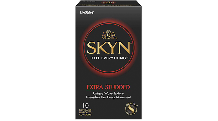 lifestyles skyn extra studded non latex condoms