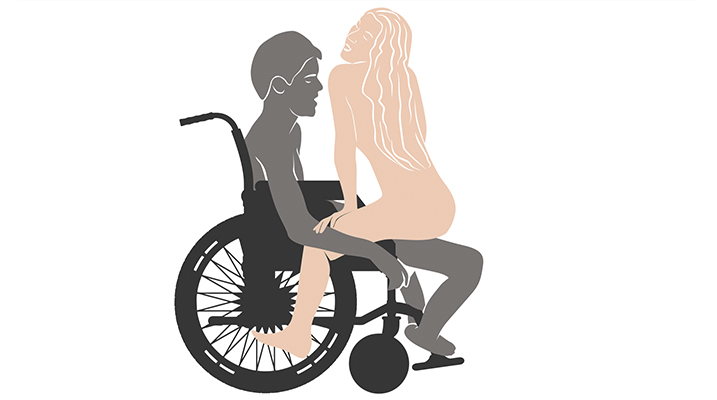 seated face off wheelchair