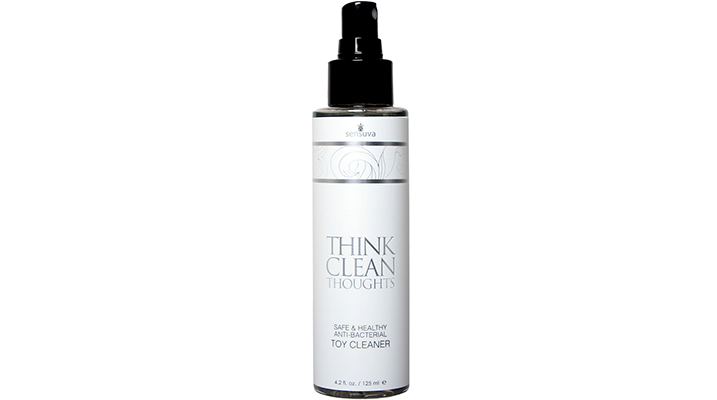 sensuva think clean thoughts anti-bacterial toy cleaner