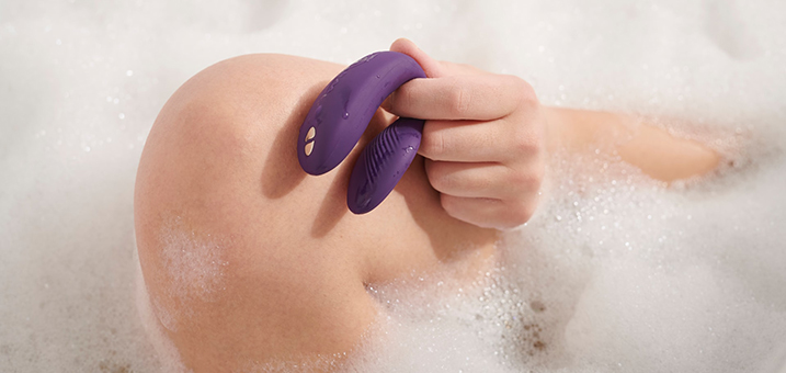 sex toy in the bathroom