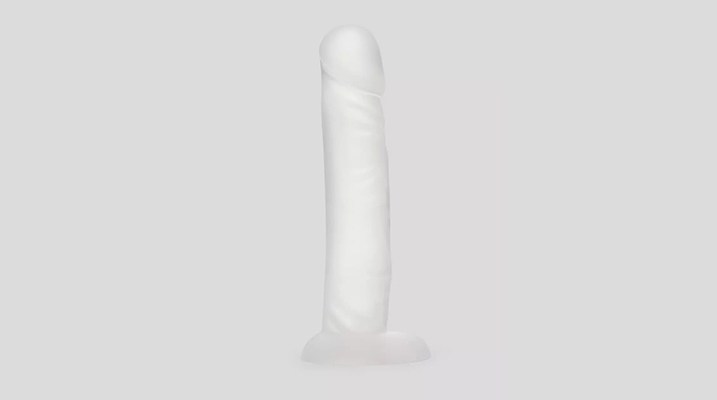 basics clear suction cup dildo 8 inch